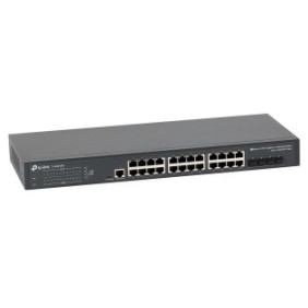 Switch tp-link tl-sg3428x jetstream managed l2+ 24× 10/100/1000 mbps rj45 4× 10g sfp 1× rj45