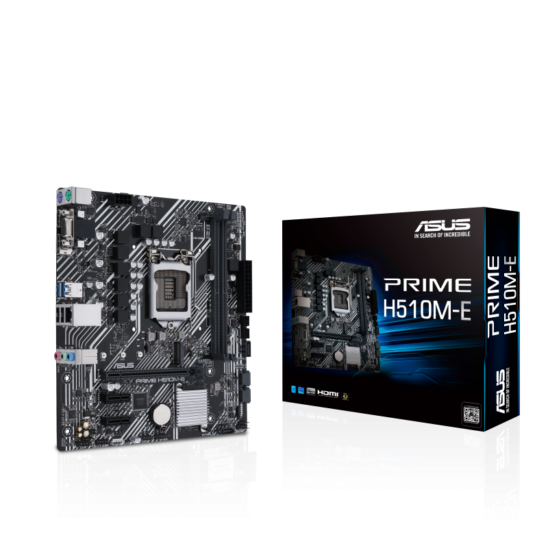 Placa de baza asus prime h510m-e lga 1200  cpu intel® socket lga1200 for 11th gen