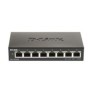 D-link switch dgs-1100-08pv2 8 porturi gigabit poe 802.3af poe budget64w capacity 16gbps 4k mac desktop