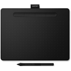 Tableta grafica wacom intuos m bluetooth black -  pen active area 216 x 135 mm