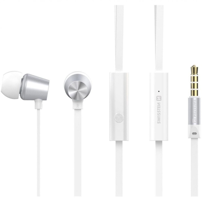 Swissten ys500 dinamic / casti in-ear cu fir metal design jack 3.5mm microfon buton  multifunctional