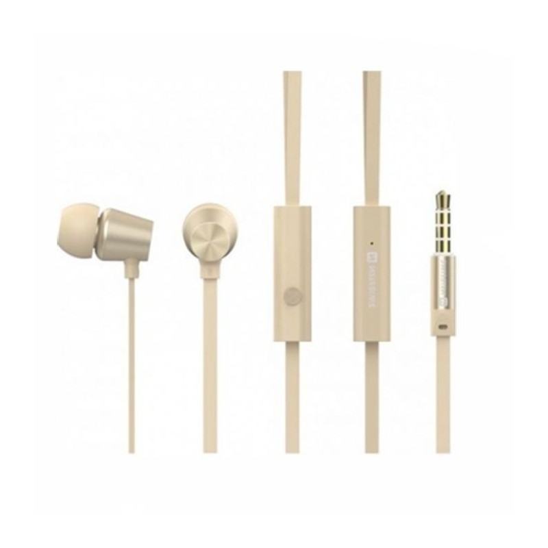 Swissten ys500 dinamic / casti in-ear cu fir metal design jack 3.5mm microfon buton  multifunctional