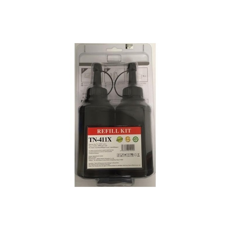 Toner refill kit pantum tn-411x black 6k compatibil cu p3010dw/3300dw/m6700dw/m6800fdw/m7100dw/m7200fdw