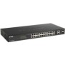 D-link switch dgs-1100-26 24 porturi gigabit 2 porturi sfp capacity52gbps 11 desktop/rackmount easy smart fanless