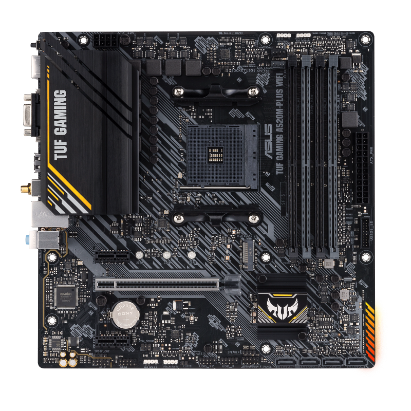 Placa de baza asus tuf gaming a520m-plus wifi am4  amd a520 (ryzen am4) micro atx