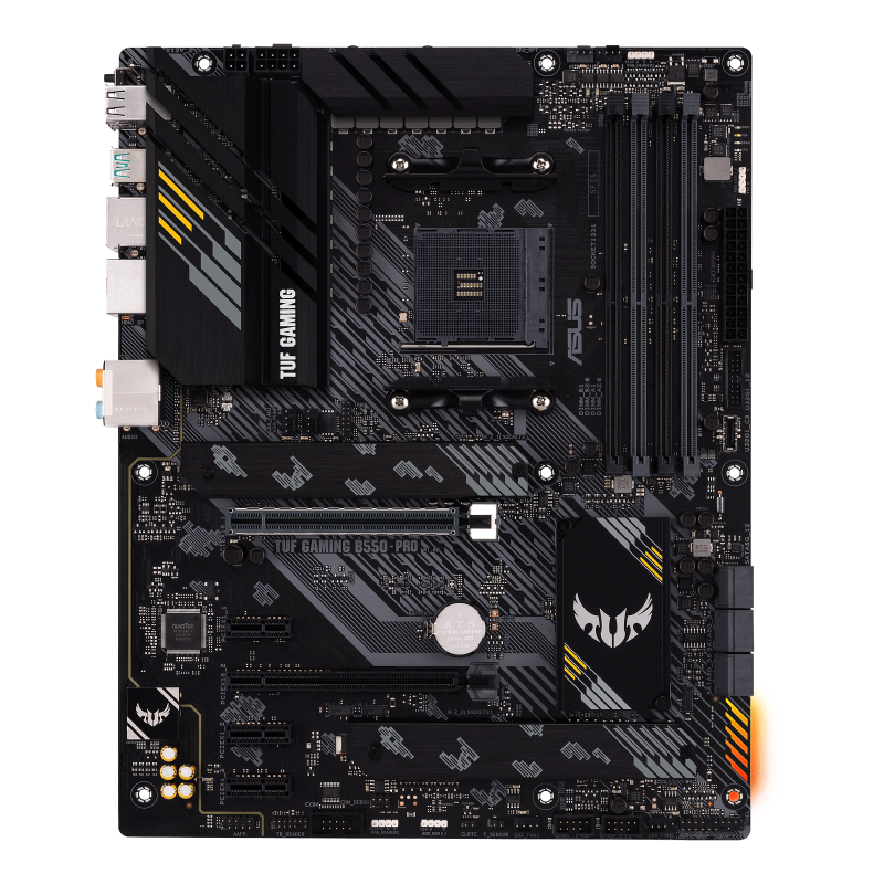 Placa de baza asus tuf gaming b550-pro am4  amd b550 (ryzen am4) atx gaming motherboard