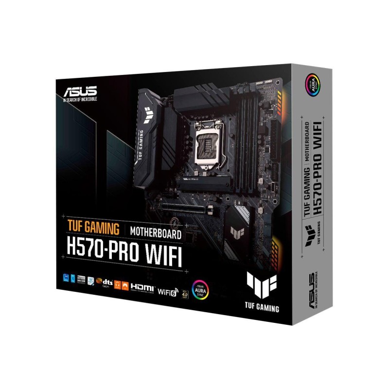 Placa de baza asus tuf gaming h570-pro wifi lga 1200  intel® h570 (lga 1200) atx