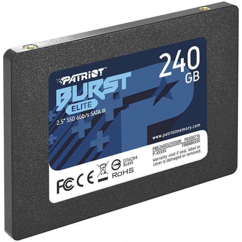 Ssd patriot burst elite 240gb 2.5 sata3 rata transfer r/w: 450/320 mb/s