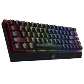 Tastatura mecanica gaming razer blackwidow v3 mini hyperspeed green switch conexiune wireless/bluetooth/cu fir iluminare led