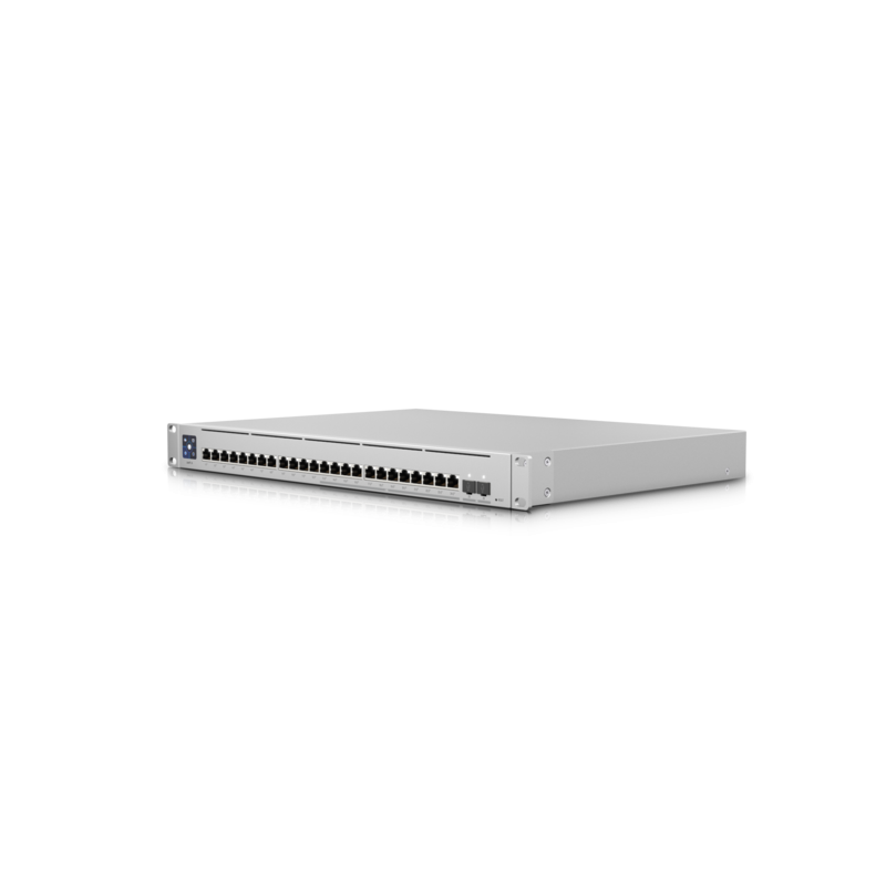 Ubiquiti unifi switch usw-enterprise-24-poe (12) 10/100/1000 mbps rj45 (12) 100/1000/2500 mbps rj45 (2) 1/10g sfp+