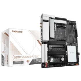 Placa de baza gigabyte b550 vision d-p am4  cpu amd socket am4 support for :