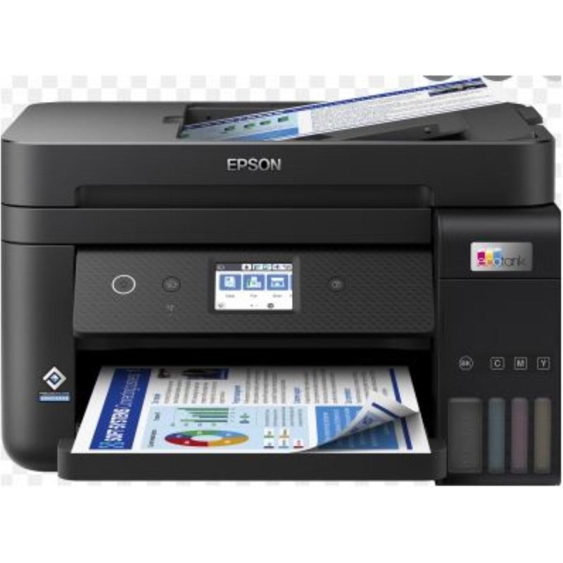 Multifunctional inkjet color epson ecotank ciss l6290 dimensiune a4 (printarecopiere scanare fax) printare borderless viteza