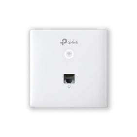 Wireless access point tp-link eap230-wall 1× 10/100/1000 mbps ethernet port 802.3af/802.3at poe 2 dual-band antennas