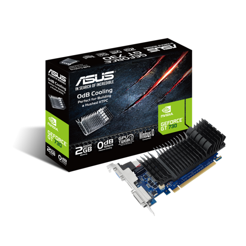 Placa video asus geforce gt 730 2gb   graphic engine nvidia® geforce gt 730 opengl opengl®4.4