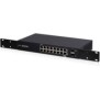 Ubiquiti edgeswitch es-18x managed switch l2 interfata: 16x gigabit rj45 ports 2x sfp ports constructie: