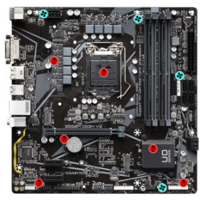 Placa de baza gigabyte b560m ds3h v2 lga 1200  intel® b560 ultra durable motherboard with