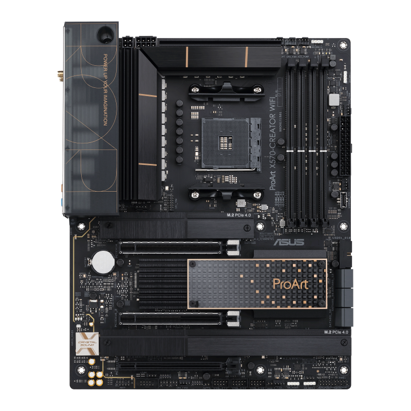 Placa de baza asus proart x570-creator wifi am4  amd x570 ryzen am4 atx content creation