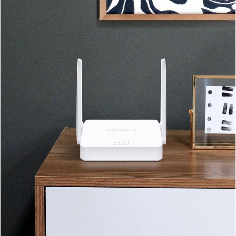 Router wireless mercusys n 300 mbps mw302r standarde wireless: ieee 802.11 b/g/n frecventa:  2.4-2.5 ghz