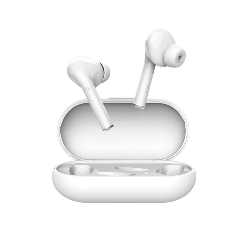 Casti cu microfon trust nika touch stylish wire-free bluetooth earphones white  general height of main