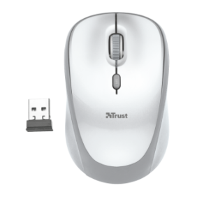 Mouse fara fir trust yvi wireless mouse - white  specifications general height of main product