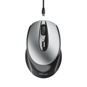 Mouse fara fir trust zaya wireless rechargeable mouse black  specifications general formfactor standard ergonomic design