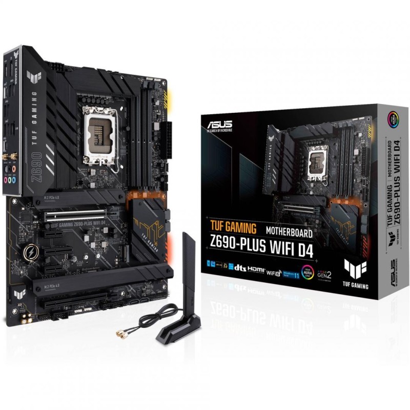 Placa de baza asus tuf gaming z690-plus wifi d4 lga 1700  intel® z690 (lga 1700)