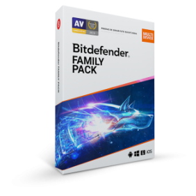 Licenta retail bitdefender family pack - protectie anti-malwarecompleta pentru toata familia disponibila pentru windows macos