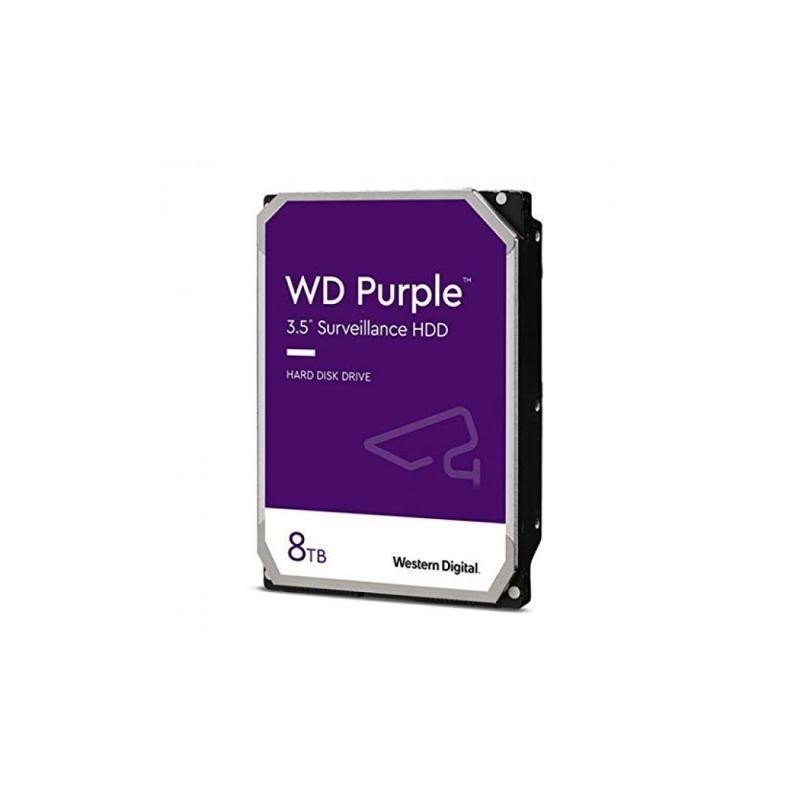Hdd intern wd 3.5 8tb purple sata3 intellipower (5400rpm)  256mb surveillance hdd