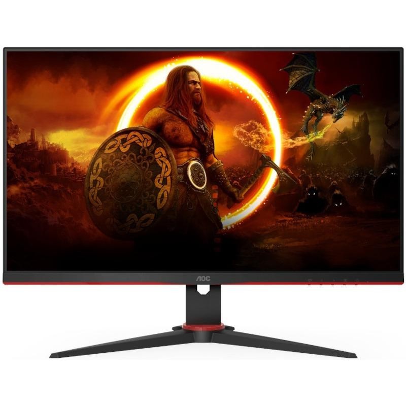 Monitor 23.8 aoc 24g2ze/bk gaming fhd 1920*1080 240 hz 0.5 ms ips wled 16:9 350