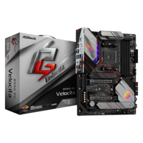 Placa de baza asrock b550 pg velocita am4  supports amd am4 socket ryzen™ 3000 3000