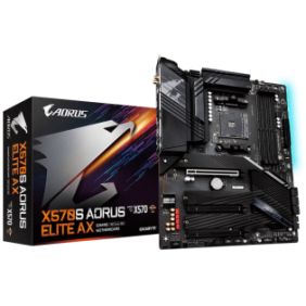 Placa de baza gigabyte x570s aorus elite ax am4  cpu amd socket am4 support for: