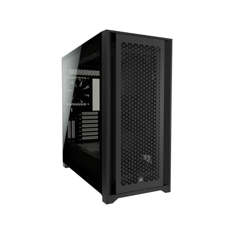 Carcasa corsair 5000d airflow tempered glass mid-tower atx pc case — black  case dimensions 520mm