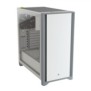 Carcasa corsair 4000d tempered glass mid-tower atx case — white  case dimensions 453mm x 230mm