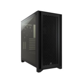 Carcasa corsair 4000d airflow tempered glass mid-tower atx case — black  case dimensions 453mm x