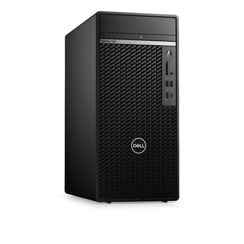 Desktop dell optiplex 7090 mt tower with 500w power supply (platinum) supports up to 10