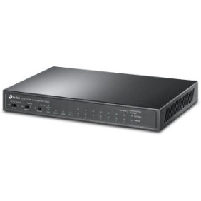 Switch tp-link tl-sl1311mp 8-port 10/100mbps + 3-port gigabit desktop switch with 8-port poe+ auto mdi/mdix