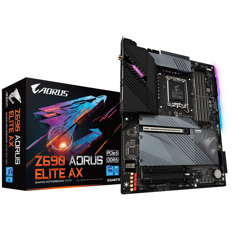 Placa de baza gigabyte z690 gaming x lga 1700  cpu lga1700 socket: support for 12th