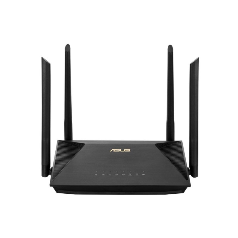 Router wireless asus rt-ax53u wifi 6 (802.11ax) ax1800 dual band mu- mimo și ofdma standard