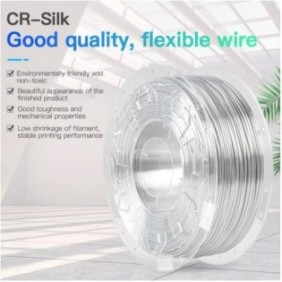 Creality pla 3d printer filament silk white printing temperature: 190-220 filament diameter: 1.75mm tensile strength: