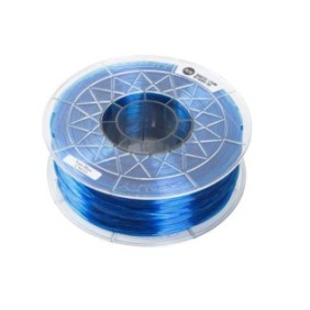 Creality cr petg 3d printer filament transparent blue printing temperature: 230-250°c filament diameter: 1.75mm tensile