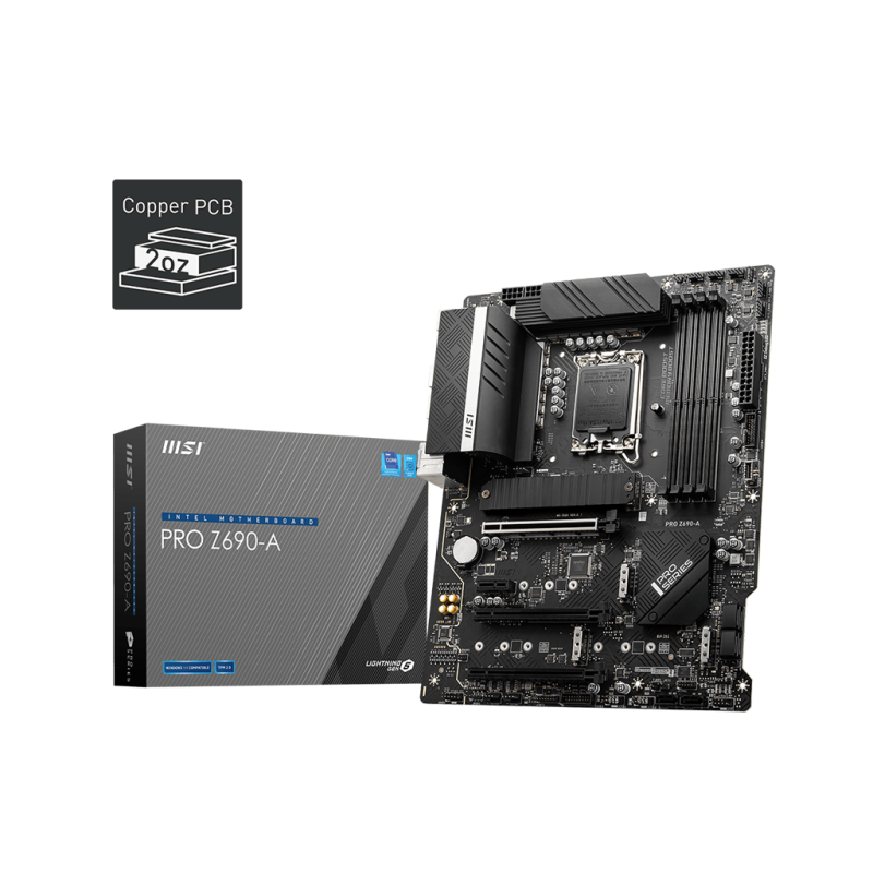 Placa de baza msi pro z690-a ddr5 lga 1700 4719072886608  specifications model name pro z690-a