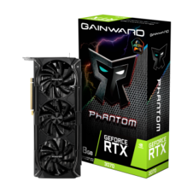 Placa video gainward nvidia geforce rtx™ 3070 phantom+  product name geforce rtx™ 3070 phantom+ barcode