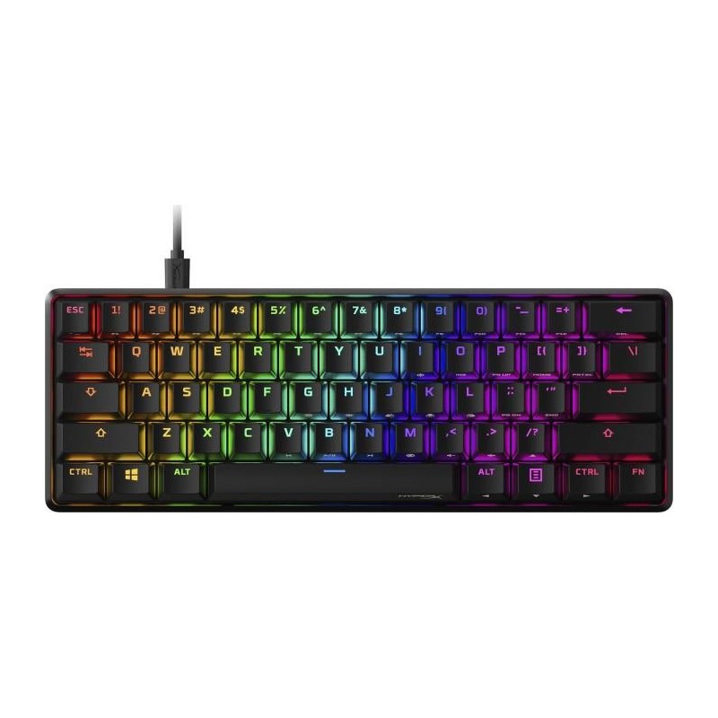 Tastatura mecanica hp hyperx alloy origins core fir detasabil neagra iluminata usb anti-ghosting 100%