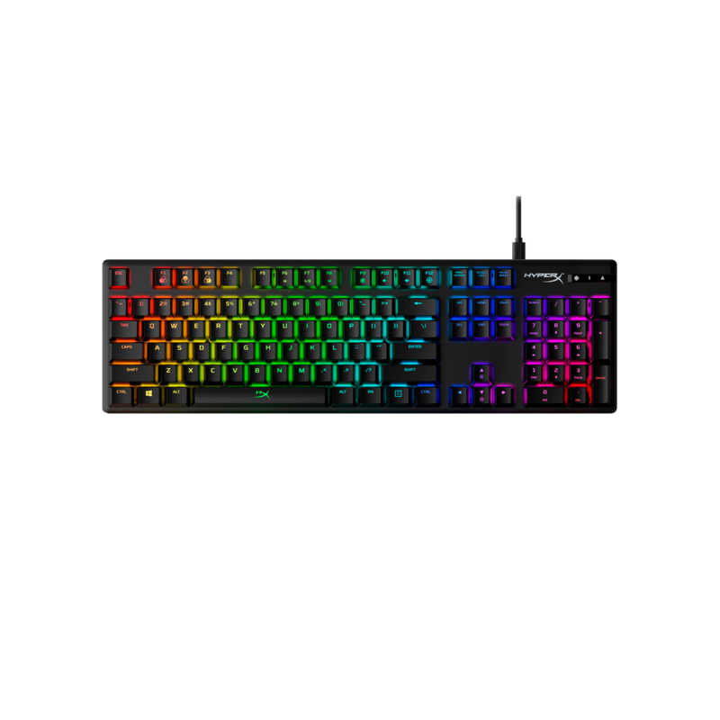 Tastatura hp hyperx alloy origins tastatura mecanica cablu usb type-c detasabil iluminare rgb anti-ghosting hyperx