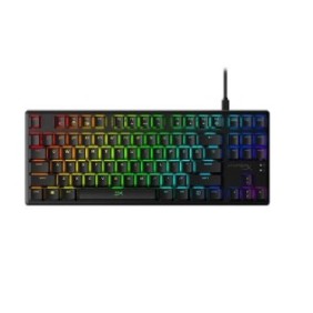 Tastatura mecanica hp hyperx alloy origins core fir detasabil neagra iluminata usb anti-ghosting 100%switch hx-red