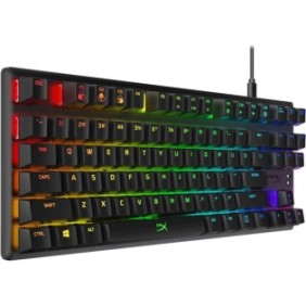 Tastatura hp hyperx origins core fir detasabil usb-c neagra iluminata usb anti-ghosting rgb led