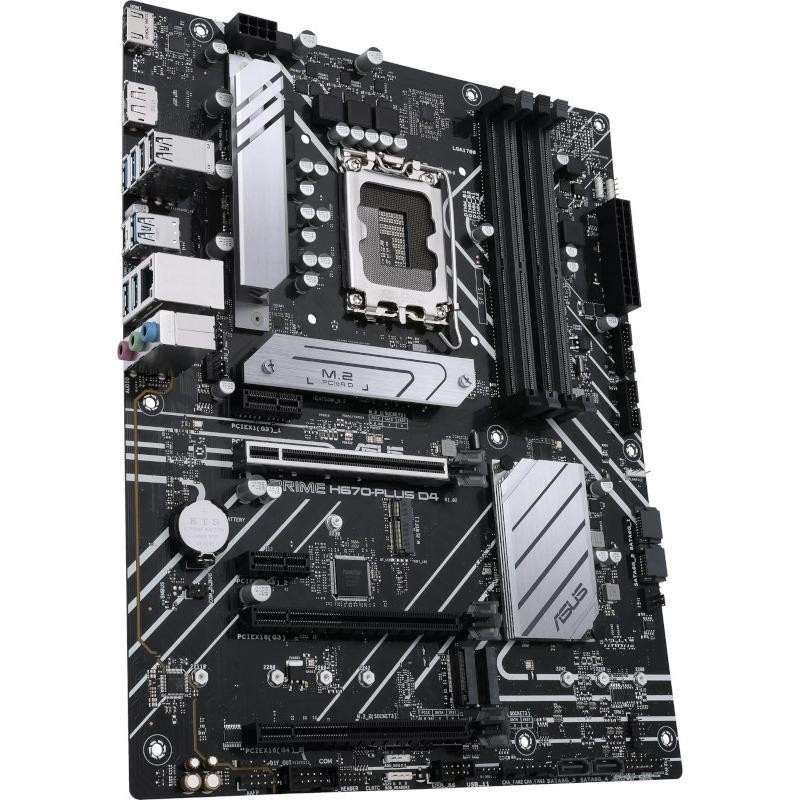 Placa de baza asus prime h670-plus d4 lga 1700  intel® h670 (lga 1700) atx motherboard