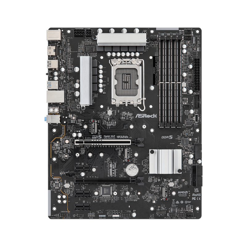 Placa de baza asrock z690 phantom gaming 4/d5 lga 1700  supports 12th gen intel® core™