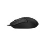 Mouse a4tech - fm12 black cu fir usb optic 1600 dpi butoane/scroll 3/1