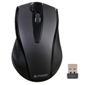 Mouse a4tech - g9-500fs-bk wireless 2.4ghz optic 1000 dpi butoane/scroll 3/1 silent click negru